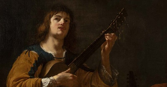 Jean Daret - Joueur à la guitar