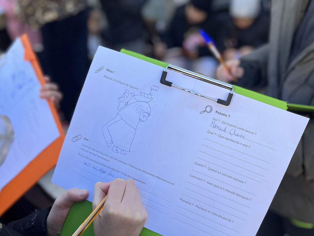 Atelier pédagogique au CICRP - Balade urbaine