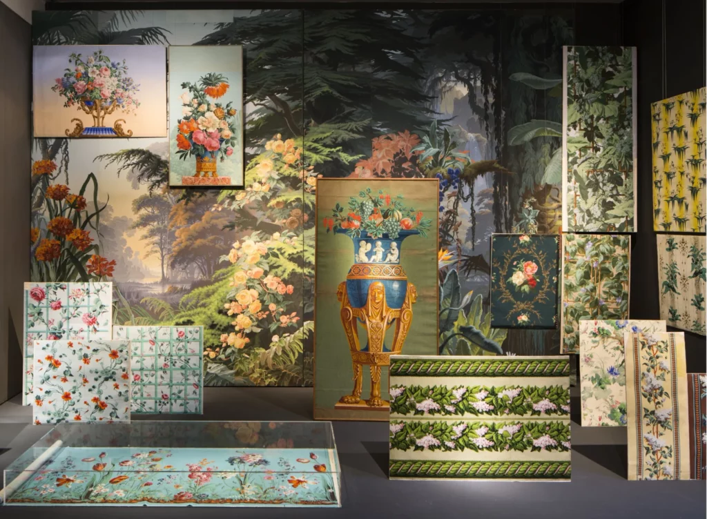 Vue de l'exposition Faire le mur - Musée Arts décoratifs, 2016