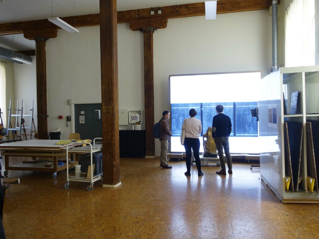 Atelier de restauration au CICRP